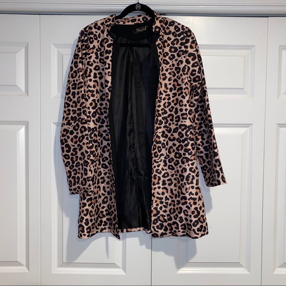 Leopard Print Blazer - Picture 2 of 4